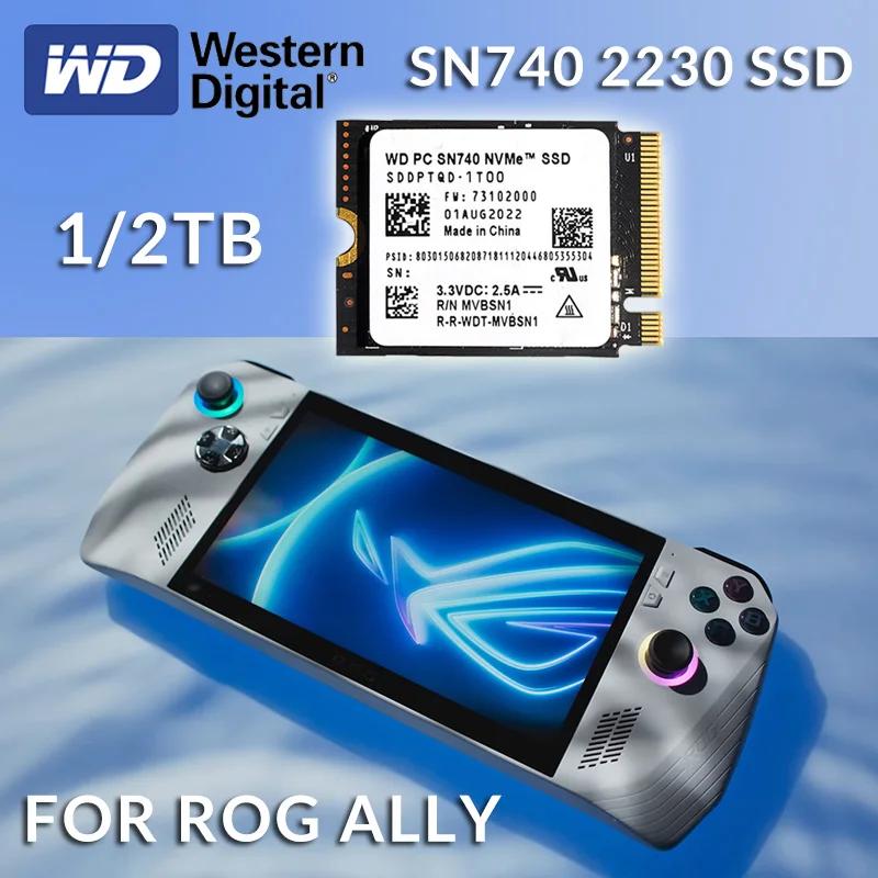   WD 2230, α ٸ  ũ Ʈ º GPD ǽ, 1TB 2TB SSD SN740 NVMe PCIe 4.0X4 б 5150 MB/s M.2